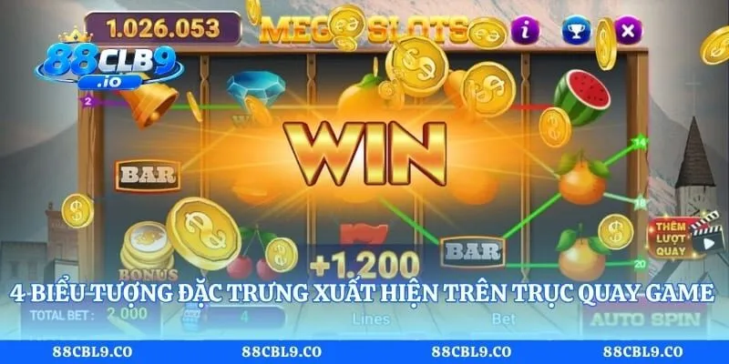 4 biểu tượng đặc trưng xuất hiện trên trục quay game nổ hũ 52 88CLB