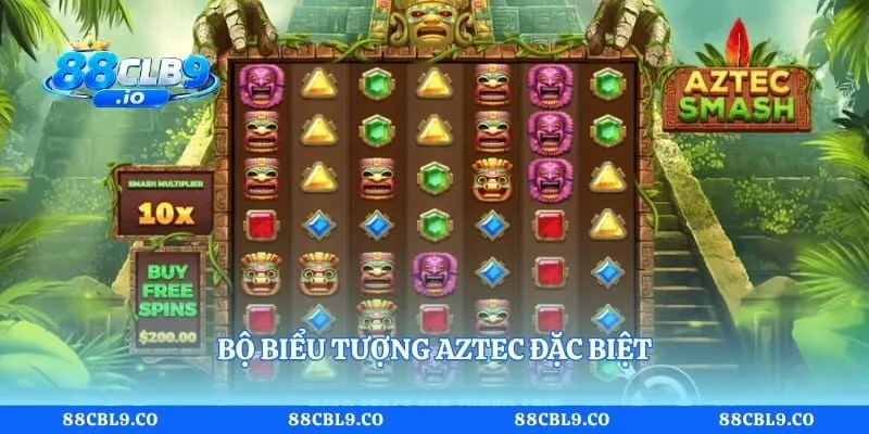 Nổ hũ Aztec 88CLB và hành trình khám phá thần thoại 3 Bộ biểu tượng Aztec đặc biệt